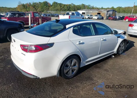 2016 Kia Optima Hybrid Ex из США, поврежденный, VIN KNAGN4AD1G5092304